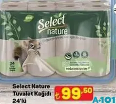 SELECT NATURE TUVALET KAĞIDI 24'LÜ